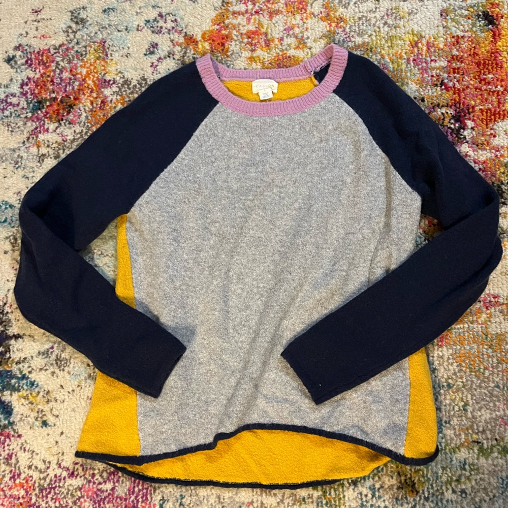 Caslon Color block Sweater size S